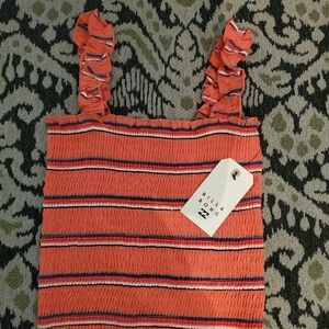 NWT Billabong Striped Tank size x-small